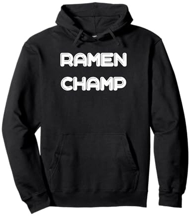 Comedor de Sopa de Fideos Ramen Champ Sudadera con Capucha