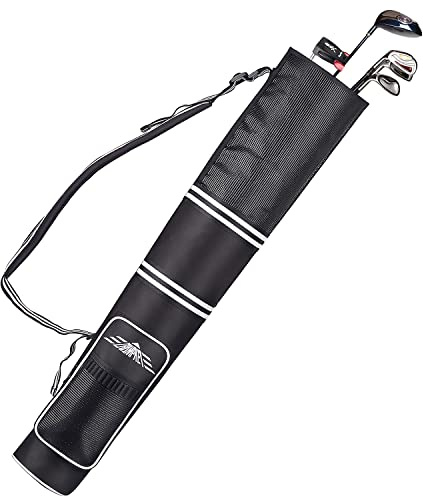 Champkey Professional Golf Sunday Bag (Carry 3-9 Clubs) - 6 Carry Pockets & Adjustable Sling Strap Golf Carry Bag Ideal for Golf Course & Travel