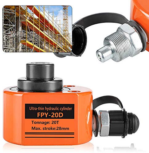 Bonvoisin Hydraulikzylinder 20T, 30mm Hub, 57mm Selbsthöhe, für Gebäude, Brücken und Maschinenbau (DFPY-20T)