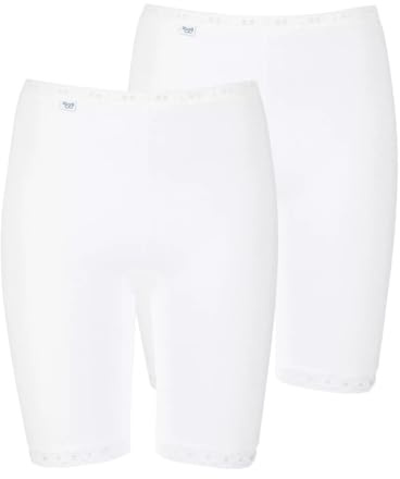 Sloggi Basic+ Long 2P Femme, WHITE, 50