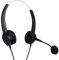 Cuffia Telefonica RJ9 Cuffia per Servizio Clienti con Microfoni Professionali Regolati a 330 Gradi, Adatta per Telefoni Fissi da Tavolo Plug and Play. (VH530D-RJ9 (entrambe le