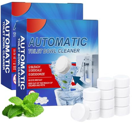 24Pcs WC Spülkasten Tabs Wasserkastenwürfel Spülkasten Reiniger WC Reiniger Tabs WC Tabs Toilette WC Tabs Spülkasten WC Wasserkasten Tabs WC Steine füt Spülkasten WC Reinigungstabs Urinsteinentferner