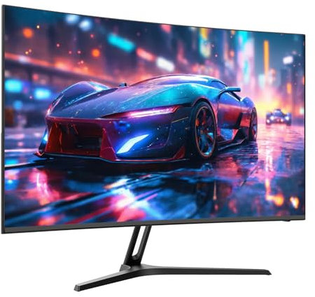 Amzfast 27 Inch Curved Gaming Monitor 240Hz - FHD 1920x1080, PC Monitor with 1500R VA Panel, 1ms MPRT, 130% sRGB, 95% DCI-P3, HDR, Adaptive-Sync, VESA 100X100MM, HDMI 2.0/DP 1.4 - AMZG27C1 Pro