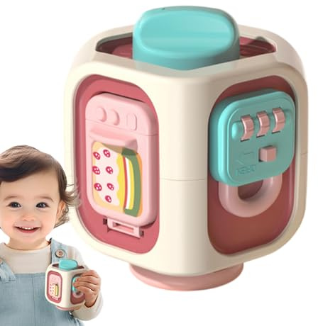 Cubo de Actividades Genéricas para Niños - Juguetes para Motricidad Fina,Aprendizaje Desarrollo Motricidad Fine Cube Ocupado Educativo Interactivo para