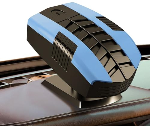 Genérico Calentador de Coche,Descongelador Y Desempañador De Automóvil - Dispositivo Eléctrico Descongelador 12V Calentamiento Rápido 360° Giratorio para Parabrisas De Vehículos
