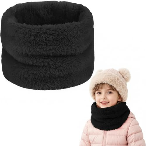 flintronic Cache Cou Enfants, Tour de Cou en Coton Enfant, Écharpe d'hiver pour Bébé Garçons et Filles, Chaud et Coupe-Vent, écharpes à Boucles, pour le Printemps, I'automne et I'hiver
