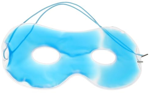 GANAZONO Masque Yeux en Gel Glacé Compresse Froide Rapide, Fatigue Oculaire, Design Simple en Plastique et Corde en Nylon pour Femmes