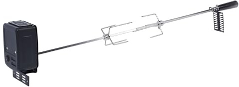 KIMISS Rotisserie Grill Kit - Elektrisk BBQ Rotisserie Kit för Matlagning - 15 Kg Lastkapacitet, Perfekt för Spettstekt Kyckling och Lamm