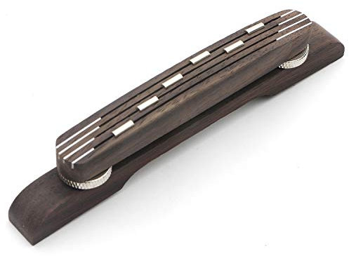Unxuey Adjustable Rosewood Guitar Bridge 6 String Archtop Jazz Guitar Floating Bridge Accessories
