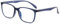 ANRRI Blaulicht-blockierende Brille, Anti-Augen-Ermüdungslinse, leichte Rahmenbrille, Blau, Herren/Damen