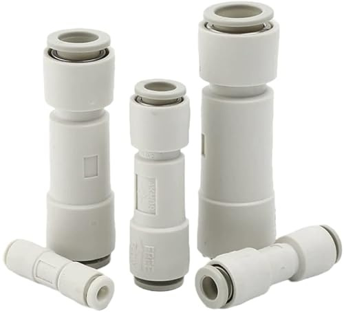 Pneumatisk backventil IQS ProLine 6 mm på båda sidor trycklufts-fläns snabbkontakt (Ø 6 mm)