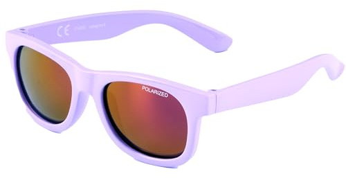 Kiddus Lunettes de Soleil Polarisées pour Bébé Fille & Garçon, 8-24 Mois, Lunettes Enfant 1 An, Protection UV 100%, Monture Flexible