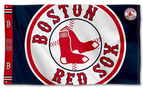 WinCraft Boston Red Sox Printed Header Flag 3x5 Banner
