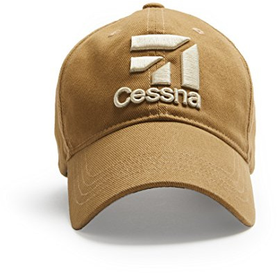 RED CANOE Cessna 3D Logo - Tan