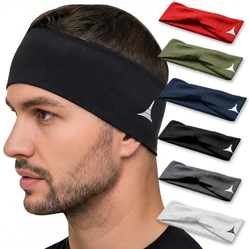 French Fitness Revolution – Fascia Testa Elastica Sportiva per Uomo e Donna – Fascia Antisudore per la Testa per Corsa, Basket, Yoga, Fitness – Fascia Assorbi Sudore – Prodotta in Europa