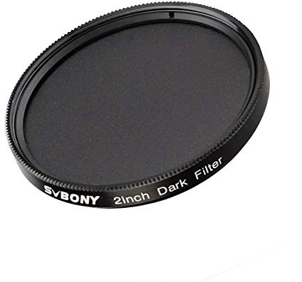 SVBONY SV164 - Filtro de telescopio para imágenes de marco oscuro de 2 pulgadas para filtros de astrofotografía para eliminar el ruido de la cámara y los píxeles calientes