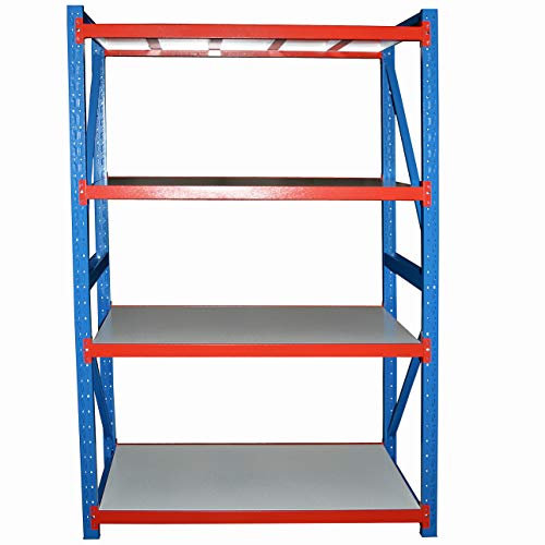 Vesalia Profi Steckregal 204 cm Hoch (Hauptregal - Tiefe 60 cm - Breite 100 cm)