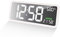 Technoline WL1040, Luftgüte-Messgerät, Wanduhr, CO2-Anzeige, farbige Darstellung des Co2-Gehaltes mit grafischen Lüftungsempfehlungen, weiß