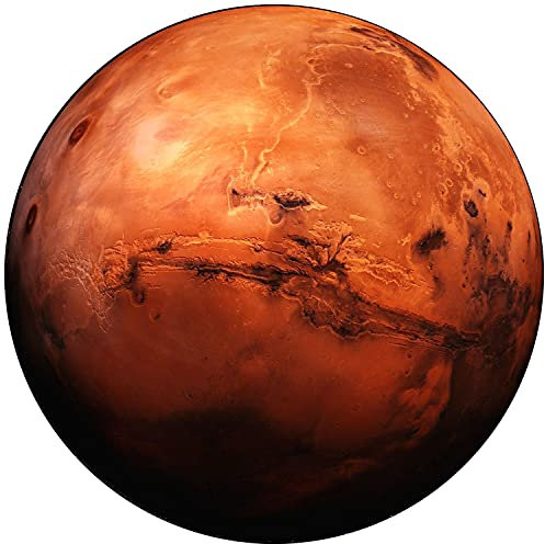 Quadro su Vetro Acrilico - Il Pianeta Marte - Moderno Stampa 60 CM
