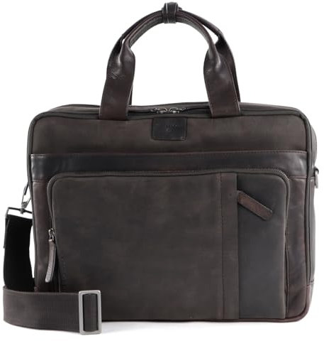 Strellson - brick lane charles briefbag mhz Dunkelbraun