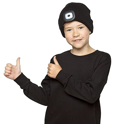 Undercover Kids LED Light Beanie Hat GL940 Black 10-13 Years