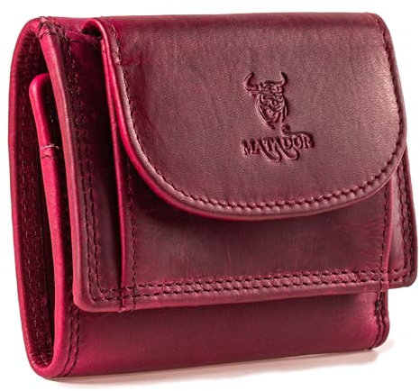 MATADOR Portmonee Damen klein Geldbörse TüV Geprüfter RFID Schutz Reisetasche Wallet Mini Viele Kartenfächer