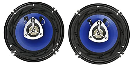 Estink 2Pcs 6.5 Inch Coaxial Speakers, 500W 4 Ohms, Quality Audio Door Speakers, Suitable for All Car Audio Systems