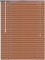 Jalousie aus Aluminium – Metall, Holzmaserung, Lamellen, Verdunkelungsvorhänge, für den Innenbereich, für Privatsphäre und Sonnenschutz, für Büro, Breite x Höhe (50 x 70 cm)