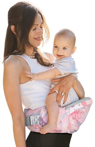 YooxArmor Porte-bébé Siège de Hanche,Ergonomique Confortable et léger Porte Bebe Hanche Adapté aux Bébés de 3 à 30 kg,Réglable- 4 Positions - Pour Bébés De 3 à 36 mois