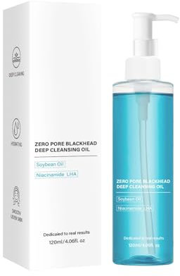 Zero Pore Blackhead Cleansing Oil, 120ml Korean Cleansing Oil, Blackhead Remover Reinigungsöl, Null Poren Blackhead Schlamm Reinigungsöl, Zero Pore Reinigungsöl, Deep Cleansing & Hydrating
