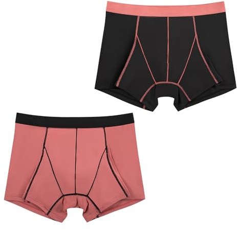 Carer Pack de 2 Boxers de Incontinencia para Niño 70 ml – Ropa Interior Absorbente de Modal, Reutilizable y Lavable, Cómoda y Discreta, Ideal para el Colegio y el Uso Diario, Liso 134-140