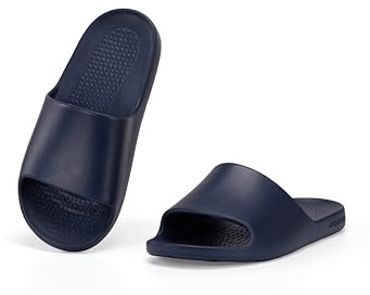 CLEIKS Ciabatte Uomo Calzature Balneari Pantofole Scarpe da Bagno Domestiche Basse Infradito Ampie Estive Sandali Slipper