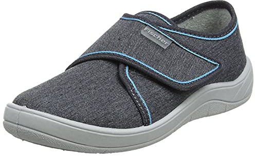 Fischer Tim - Pantofole a collo basso Bambino, Grigio (Jeansgrau 601), 40 EU