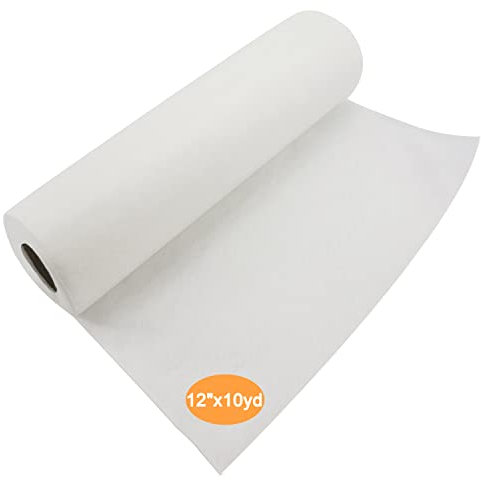 New brothread Wash Away (Wasserlösliche) Maschinen Stickvlies 12 x10 Yd/Rolle - Leichtem Gewicht 40gm (1.5oz) - Kann in Verschiedene Größen geschnitten Werden für Maschinensticken und Handnähen
