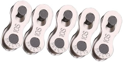 Lot de 5 paires de maillons de chaîne à libération rapide pour vélo Connecteur robuste pour vitesse 8/9/10 (pas de norme -10 vitesse)