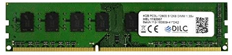 RAM DIMM DILC 4GB 1600MHz DDR3 PC3L-12800 Dual Rank DILC128004GBD-DR-LV