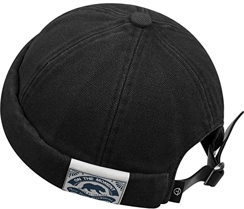CLAPE Casquette sans Visière Homme Femme Coton Réglable Bonnet Docker