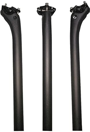 RongXuan Carbon sadelstolpe vägcykel mountainbike 27.2 30.8 31.6 350/400 mm 3K matt/glänsande offset sadelstång