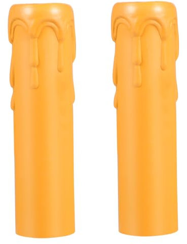 Juego de 20 Candelabros con Elegantes Cubiertas de Plástico para Lámparas de Pared Y Candelabros de Cristal