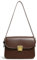 Farcauo Damen Umhängetasche Kleine Schulterriemen Crossbody Bag Damen Pu Leder Crossbody Bag Mode Retro Dunkelbraun Handtasche Multikompartiment 2 Abnehmbar Gurt