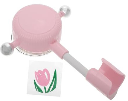 SWOOMEY Soporte De Ducha Ajustable Ventosa Reutilizable Para Cabezal De Ducha Instalación Sin Taladro Soporte Para Baño Color Rosa Para Adultos