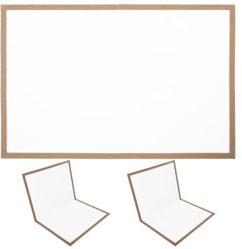 WESIEVYA 3 tableros Antideslizantes de Fieltro para Rompecabezas con Marco - 60 x 40 cm - Bandeja Plegable portátil - Alfombrilla para Rompecabezas de 500 Piezas - Organizador de Almacenamiento
