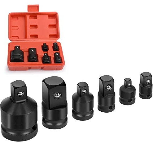 Nutmanel Adapter-Satz | 6-tlg. | 1/4 auf 3/8, 3/8 auf 1/4, 3/8 auf 1/2, 1/2 auf 3/8, 1/2 auf 3/4, 3/4 auf 1/2 Steckschlüssel Adapter