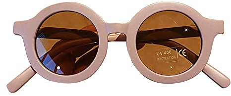 Kinder Sonnenbrille UV400 Schutz Für Kinder Jungen Und Mädchen 1-2 Jahre, Retro Rund Kindersonnenbrille, Baby Sonnenbrille, Kinder Polarisierte Sonnenbrille, Babygeschenk Oder Tägliche Kollokation