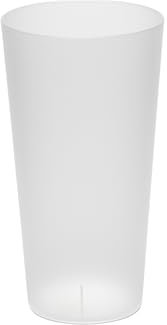 Uhangya - Lot de 20 Gobelets Givrés en Plastique de 40cl, Lavables et réutilisable - ECOCUP - Parfait pour des Événements Festifs tels que Soirées, Anniversaires, Mariages (20)