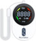 ALLmeter Mini Kohlenmonoxid Melder Tragbarer CO Melder 2 in 1 Weiß Gasmelder Wiederaufladbar mit LCD-Anzeige 0-1000 PPM Luftqualität Messgerät für Reise, Camping, Wohnmobil, draußen