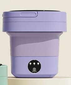 WoskjXas Mini Machine à Laver Pliable 12L Laveuse Pliable, Machine à Laver Mobile Portable Lave-linge de Voyage, 3 Modes de Nettoyage pour Sous Vêtements Appartement