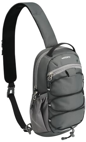 Waterfly Small Crossbody Sling Bag, RFID Anti Theft Chest Bag Men Women