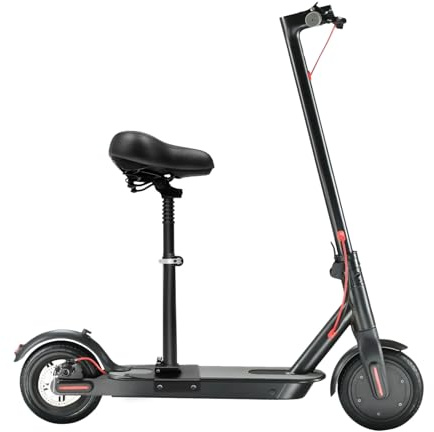 CHAPINGNI Siège de trottinette électrique pour adultes, Selle universelle pour trottinette électrique Portable Scooter E-Scooter Accessoires Siège portable en PU pour trottinette électrique Xiaomi 1S