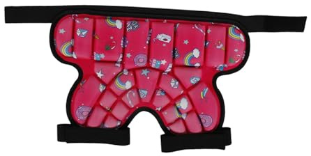 SheerFaring Pantalones Cortos Acolchados Protectores para Niños, Equipo de Protección para Esquí, Pantalones Cortos Acolchados con Amortiguación 3D de EVA Engrosa